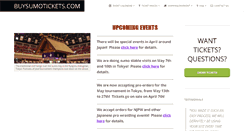 Desktop Screenshot of buysumotickets.com